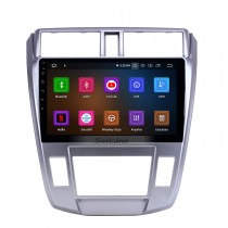 2008-2013 Honda City Auto A / C Android 13.0 10.1 pulgadas Radio de navegación GPS Bluetooth HD Pantalla táctil USB Carplay compatible con DVR SWC