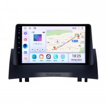 HD Pantalla táctil 9 pulgadas Android 14.0 Radio de navegación GPS para 2004-2008 Renault Megane 2 con soporte Bluetooth AUX Carplay TPMS
