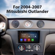 9 pulgadas Android 13.0 para 2004-2007 Mitsubishi Outlander Radio de navegación GPS con Bluetooth HD Pantalla táctil compatible con TPMS DVR Carplay cámara DAB+