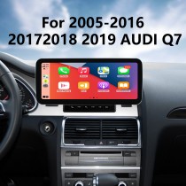 Android Auto HD Pantalla táctil 12.3 pulgadas Android 11.0 Carplay Radio de navegación GPS para 2005-2016 2017 2018 2019 AUDI Q7 con soporte Bluetooth AUX DVR Control del volante