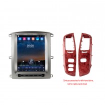 OEM 12.1 pulgadas Android 10.0 Radio para TOYOTA LAND CRUISER 100 2002-2007 LEXUS LX470 2003-2007 Bluetooth HD Pantalla táctil Soporte de navegación GPS Carplay Cámara trasera TPMS