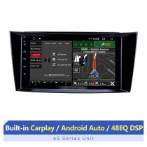 8 pulgadas Android 12.0 para 2001-2010 Mercedes Benz E / W211 Sistema de navegación GPS estéreo con Bluetooth OBD2 DVR HD Pantalla táctil Cámara de vista trasera