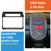 173 * 98 mm 2Din 2012 Kit de instalación KIA SOUL trama de radio del coche DVD de la fascia del ajuste del adaptador de montaje de audio