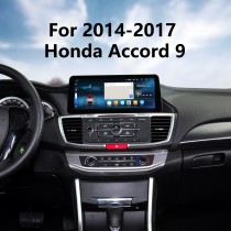 12.3 pulgadas Android 12.0 para 2008 2009-2013 Honda Accord 8 2011 2012 Honda Crosstour Sistema de navegación GPS estéreo con soporte de pantalla táctil Bluetooth Cámara de visión trasera