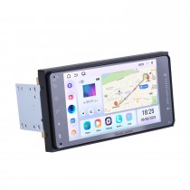7 pulgadas HD Pantalla táctil Android 14.0 Navegación GPS Radio de coche para TOYOTA COROLLA Camry Land Cruiser HILUX PRADO RAV4 Soporte 1080P Video Bluetooth Espejo Enlace WIFI USB SD DVR Cámara de visión trasera
