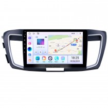 Radio de navegación GPS con Android 10,0 de 10,1 pulgadas para Honda Accord 9 2013 versión alta con pantalla táctil HD Bluetooth USB compatible con Carplay TPMS
