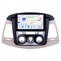 Android 13.0 Radio de navegación GPS con pantalla táctil de 9 pulgadas para 2007-2011 Toyota Innova Manual A / C con Bluetooth USB WIFI compatible con Carplay SWC Cámara trasera