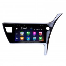 10,1 pulgadas Android 13.0 2017 Toyota Corolla Conducción con la mano derecha Coche Unidad principal HD Pantalla táctil Radio Sistema de navegación GPS Soporte 3G Wifi Cámara de visión trasera Vídeo Carplay Bluetooth DVR OBD II