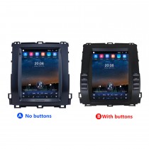 OEM Android 10.0 10.4 pulgadas para 2002-2009 Toyota Prado Lexus GX470 sistema de navegación por radio con WIFI Bluetooth HD Soporte de pantalla táctil 1080P Carplay