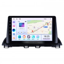 9 pulgadas Android 13.0 para 2014 2015 2016 Mazda 3 Axela Sistema de navegación GPS estéreo con soporte de pantalla táctil Bluetooth Cámara de visión trasera