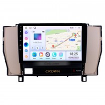 9 pulgadas Android 14.0 sistema de navegación GPS Radio de pantalla táctil Para 2010-2014 Toyota corona antigua LHD Bluetooth PMS DVR OBD II USB Cámara trasera Control del volante