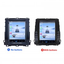OEM Android 10.0 10.4 pulgadas para 2002-2009 Toyota Prado Lexus GX470 sistema de navegación por radio con WIFI Bluetooth HD Soporte de pantalla táctil 1080P Carplay
