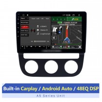 10.1 pulgadas 2006-2010 VW Volkswagen Sagitar Auto A / C Android 10.0 Navegación GPS Radio Bluetooth HD Pantalla táctil Carplay