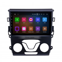 9 pulgadas Android 11.0 para 2013 Ford Mondeo Navegación GPS Radio Bluetooth 2.5D Pantalla táctil curva AUX USB Música Carplay compatible 1080P Video SWC DVR Mirror Link