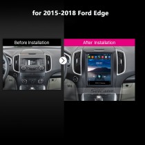 2015-2018 Ford Edge 9.7 pulgadas Android 10.0 Radio de navegación GPS con pantalla táctil HD Soporte Bluetooth Carplay Cámara trasera