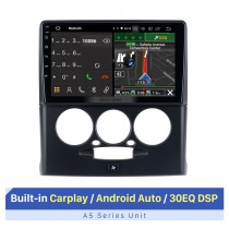 Pantalla táctil HD de 9 pulgadas para 2015-2018 Sepah Pride Manual A / C Auto estéreo Navegación GPS para automóvil Soporte estéreo Múltiples idiomas OSD