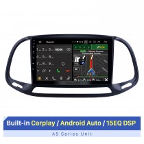 Pantalla táctil HD de 9 pulgadas para 2015-2019 Fiat DOBLO Autoradio, sistema estéreo para coche, Bluetooth, Radio para coche, compatible con Carplay inalámbrico