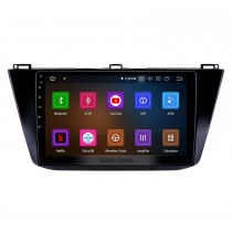 10.1 pulgadas 2016-2018 VW Volkswagen Tiguan Android 12.0 Navegación GPS Radio Bluetooth HD Pantalla táctil AUX USB Carplay soporte Enlace espejo