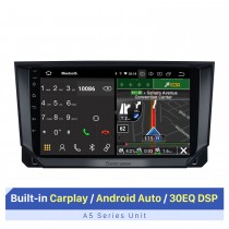 Pantalla táctil HD de 9 pulgadas para 2018 Seat Ibiza ARONA GPS Navi Android Soporte de navegación GPS para coche Pantalla táctil 2.5D IPS