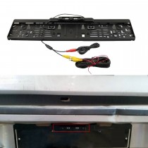 Universal de 170 grados de gran ángulo de visión HD placa de matrícula europea de copia de respaldo de la cámara trasera Rearview Night Vision impermeable Aparcamiento sistema de asistencia