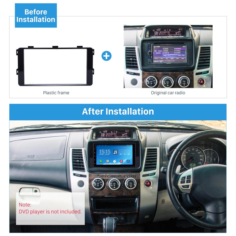 Fantástica Din 2015 Pajero Sport Triton coche panel del capítulo de Dash