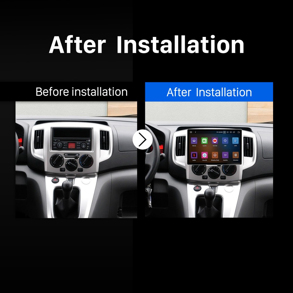 Pantalla táctil completa Radio de coche universal Android Sistema de  navegación GPS con cámara de visión trasera WiFi Bluetooth Mirror Link  Control del volante