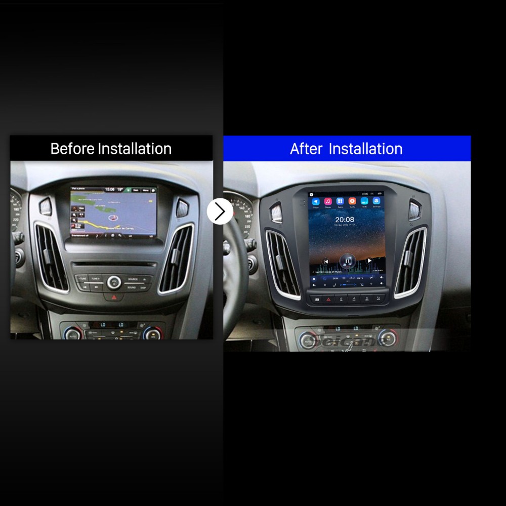 Radio de coche de 2 GB + 32 GB para Ford Focus 2012 2013 2014 2015