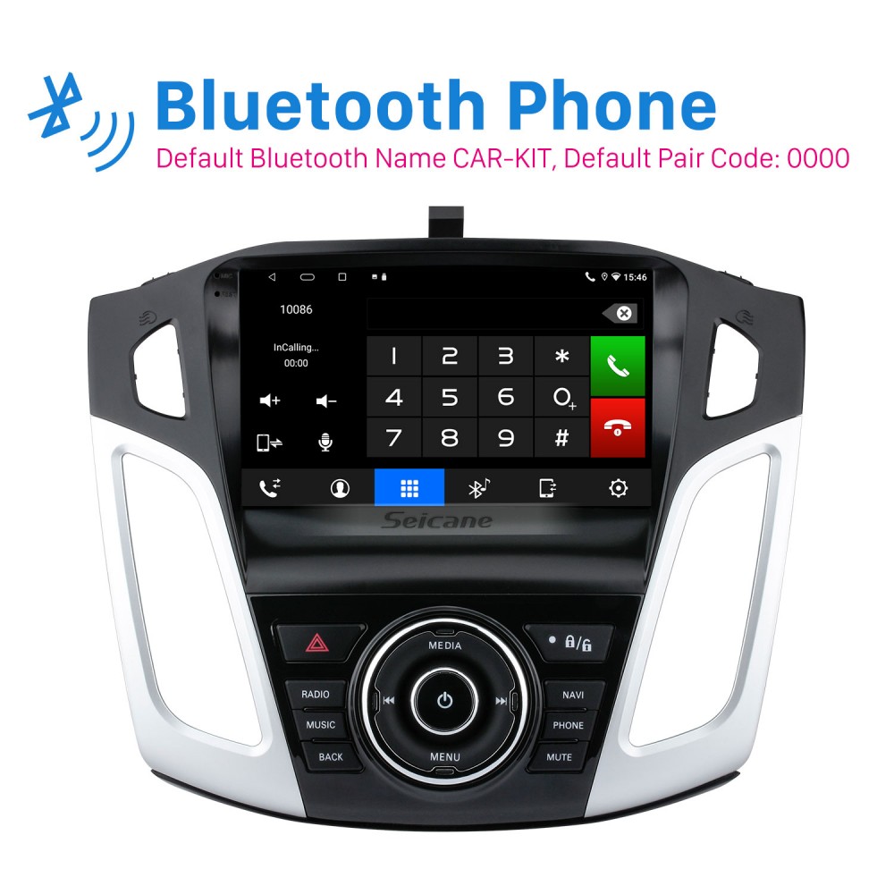 Android de 9 pulgadas para Ford Focus 2012-2018 Radio Sistema de navegación  GPS con pantalla táctil HD Soporte Bluetooth Carplay OBD2