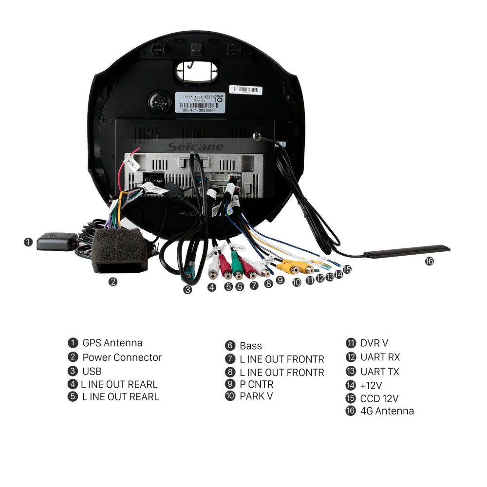Radio de coche Android 2014-2019 BMW MINI Cooper F54 F56 F60 R59 R53
