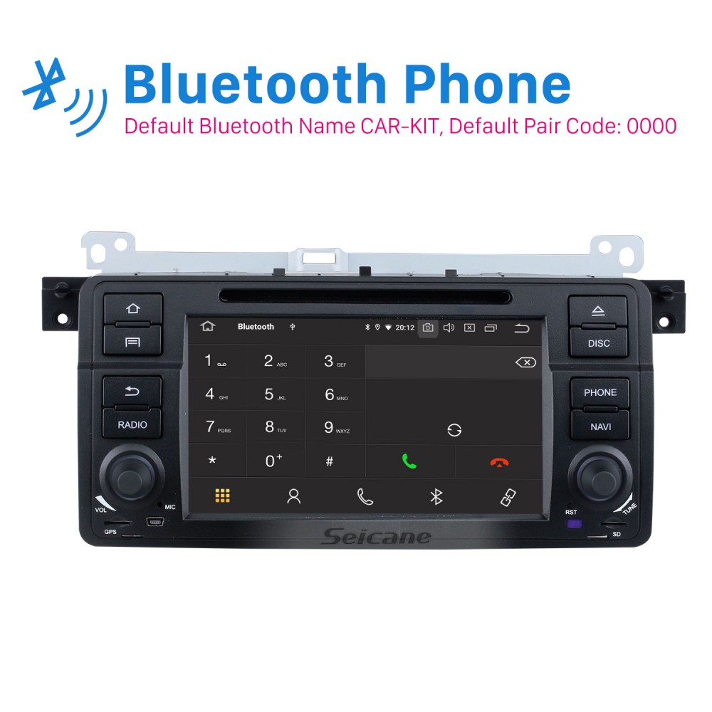 Radio de Android para coche BMW E46, navegación GPS, pantalla táctil, DSP,  estéreo, Unidad Principal - AliExpress