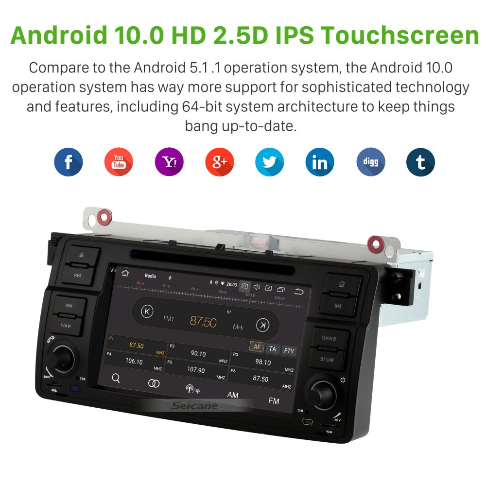 Radio de navegación GPS Android 12.0 de 7 1999-2004 Rover 75 con pantalla