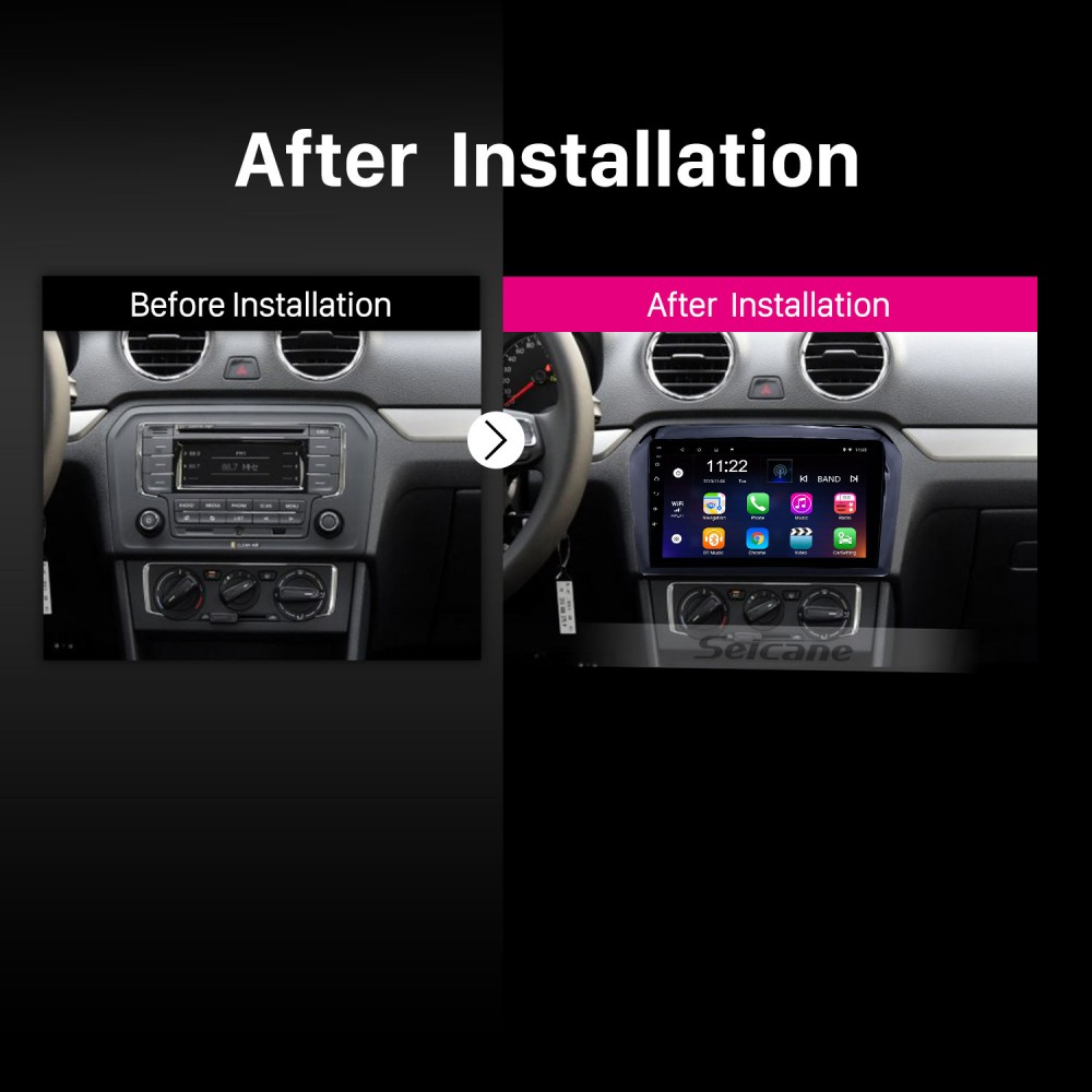 Melodrama tenedor talento 2013-2017 VW Volkswagen Jetta Android 10.0 HD Pantalla táctil Unidad  principal de 9 pulgadas Radio