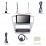 OEM Android 9.0 de 9 pulgadas para 2010 Mitsubishi Galant Radio con Bluetooth HD Pantalla táctil Sistema de navegación GPS compatible con Carplay