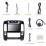 Android 14.0 HD Pantalla táctil de 9 pulgadas para 2006-2012 NISSAN NAVARA Radio Sistema de navegación GPS con soporte Bluetooth Carplay