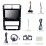 OEM 9 pulgadas Android 10,0 Radio para Peugeot 405 2006 2007 Bluetooth WIFI HD pantalla táctil navegación GPS soporte Carplay cámara trasera
