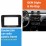Marco negro UV para 10.1 pulgadas 2018 SUZUKI SWIFT Audio Dash Trim Fascia Panel Kit
