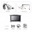 10.1 pulgadas 2003-2008 Toyota Land Cruiser 100 Auto A / C Android 13.0 Navegación GPS Radio Bluetooth HD Pantalla táctil AUX Carplay soporte Mirror Link
