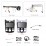 Sistema de navegación GPS Android 13.0 de 9 pulgadas para KIA FORTE (MT) 2008-2012 con Radio Bluetooth HD 1024 * 600 pantalla táctil OBD2 DVR Cámara de visión trasera TV 1080P Video 3G WIFI USB SD Control del volante Enlace espejo