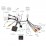 Android 13.0 Pantalla táctil HD de 10.1 pulgadas para 2020 MITSUBISHI PAJERO SPORT Radio Sistema de navegación GPS con soporte Bluetooth Cámara trasera Carplay