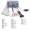 7 pulgadas 2 Din Android 13.0 Radio de navegación GPS universal con pantalla táctil HD Soporte Bluetooth OBD2 Carplay Control del volante