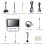 Pantalla táctil HD de 9 pulgadas Android 10,0 para 2015 VW Volkswagen Scirocco Auto A/C Radio de coche con sistema de navegación GPS Bluetooth Carplay