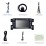 OEM 7 pulgadas Android 9.0 para 2006 2007 2008 2009 2010 Suzuki Grand Vitara Radio Bluetooth HD Pantalla táctil Sistema de navegación GPS compatible con Carplay