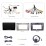 Radio con pantalla táctil Android 13.0 para 2010-2016 2017 2018 Toyota Hiace con soporte Carplay Bluetooth incorporado Control del volante Cámara AHD