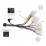 Android 13.0 Car Radio 9 pulgadas HD Pantalla táctil Bluetooth Navegación GPS para 2010-2016 Toyota Avanza Unidad principal compatible con 4G WIFI Reproductor de DVD 1080P Video USB Carplay Cámara de respaldo TPMS