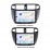 Radio de navegación GPS con pantalla táctil HD de 9 pulgadas Android 10,0 para Honda Accord 10 2018-2019 con soporte Bluetooth Carplay TPMS DAB +