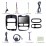 Radio de navegación GPS Android 14.0 de 10.1 pulgadas para 2012-2016 Renault Clio Digital / Analógico con pantalla táctil HD Soporte Bluetooth Carplay OBD2