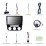 Pantalla táctil HD 10.1 pulgadas Android 14.0 Radio de navegación GPS para 2006-2010 VW Volkswagen Sagitar Manual A / C con soporte Bluetooth Carplay TPMS