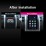 10.1 pulgadas para Universal Toyota Hyundai Kia Nissan Volkswagen Suzuki Honda Radio con pantalla HD giratoria de 180 ° Navegación GPS Bluetooth WIFI soporte Carplay DVR SWC