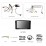 Android 13.0 para LEXUS LX-470 1998-2002 TOYOTA LC-100 1998-2003 Radio Sistema de navegación GPS de 9 pulgadas con Bluetooth HD Pantalla táctil Soporte Carplay SWC