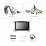 Radio de navegación GPS Android 13.0 de 10.1 pulgadas para 2003-2008 Toyota Land Cruiser 100 Auto A / C con pantalla táctil HD Bluetooth Soporte USB Carplay TPMS